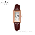 Jam tangan SKYSEED fashion retro wanita jam tangan persegi kecil